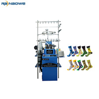 Nouvelle machine à tricoter des chaussettes rb 6ftp, machine à chaussettes plates en peluche