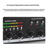 BHA MT120S Hub audio anti-Feedback 12 canaux pour microphone, distribution d'alimentation fantôme 48V, installations intelligentes, nouvelle arrivée OEM