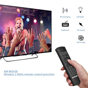 custom <span class=keywords><strong>mini</strong></span> wireless air remote mouse portable <span class=keywords><strong>one</strong></span> hand touchpad gaming keyboard and mouse for android tv box smart tv - Product Image 4