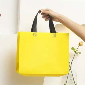 Bolsas Plegables de Tela No Tejida de Color Sólido Personalizadas al por Mayor para Tiendas y Supermercados - Product Image 4