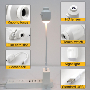 Projecteur LED USB 2-en-1 Galaxie et Veilleuse Douce Portable en ABS pour Voiture, Lampe de Projection Plafond Ciel Étoilé Lune Saturne - Product Image 3