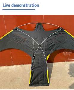 <strong>Bird</strong> Scarer <strong>Repeller</strong> Kites Protect Farm Crops Scaring <strong>Bird</strong> Simulated Black Flying Hawk Eagle Kite New Control Black Hawk Kite - Product Image 5