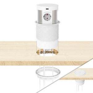 Système d'alimentation de <span class=keywords><strong>bureau</strong></span> pour table de conférence, avec fonction rétractable - Product Image 5