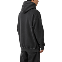 Sweat-shirt décontracté surdimensionné de luxe personnalisé, coupe carrée, épaules tombantes, en molleton épais français, broderie athlétique, 100% coton