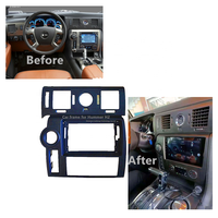 Cadre d'autoradio pour Hummer H2 H3 avec kit vidéo d'aide à la marche arrière pour une navigation automobile améliorée