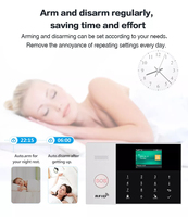 Système d'alarme de sécurité filaire sans fil, Anti-cambriolage, gsm, wi-fi, pour maison connectée