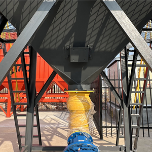 5米高吨袋材料料斗螺旋输送机，带破碎锥，用于卸载吨袋大袋水泥 - Product Image 3