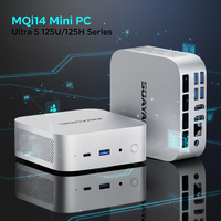 Intel Core Ultra 5 125U Mini-PC 12GB 16GB 24GB LPDDR5 M.2 NVMe SSD WiFi 6 Windows 11 Business Office Computer MQI14