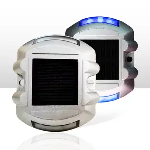 Hoefijzervormige Solar Road Stud Road Marker Met Knipperende Led Kralen