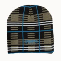 Bonnet d'hiver chaud en fibre acrylique avec broderie personnalisée et logo sur mesure – Vente en gros de bonnets tricotés tendance