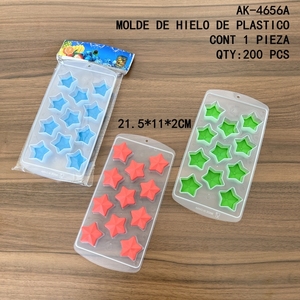 Stampo per Ghiaccio a Forma di Stella - 21,5*11*2CM - Vassoio per Cubetti di Ghiaccio Creativo e Colorato a Forma di Stella Durevole - Product Image 1