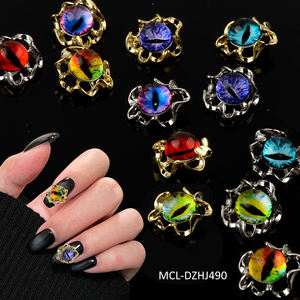 2023ใหม่เครื่องเพ้นท์เล็บ3D สุดฮอตเครื่องประดับเล็บเพชรตาชั่วร้ายสำหรับสปาความงาม - Product Image 2