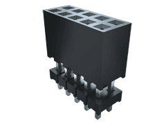 Conector de Tira de Terminales Samtec TSW-125-08-G-D, 8 Posiciones, Paso de 2.54mm, Orificio Pasante, Chapado en Oro - Product Image 3