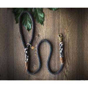 <b>Leash</b> with Treat Bag, Charm and Solid Brass Hardware - Product Image 1