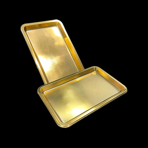 Bandeja de Servicio SUNYO Hecha a Mano de Latón Antiguo Estilo Art Deco de Guangdong para Decoración Festiva del Hogar y Diseño de Naturaleza Muerta - Product Image 4