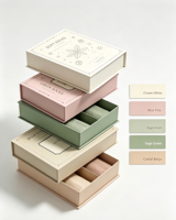 Boîte cadeau magnétique en forme de livre, écologique, réutilisable, étanche, avec plusieurs compartiments, emballage rigide pour vêtements et petits objets