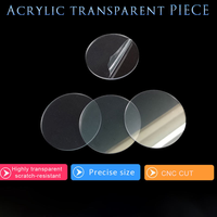 Cubiertas Redondas de Acrílico de Alta Transparencia para Iluminación y Lentes Perforadas de PC para Paneles de Control - Servicio de Fábrica