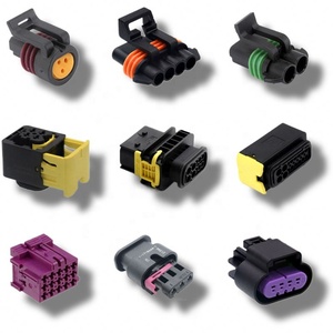 2-pins auto-elektrische draadboomconnectorplug 4-929080-5 met koperen contacten en ABS nylon behuizing - Product Image 5