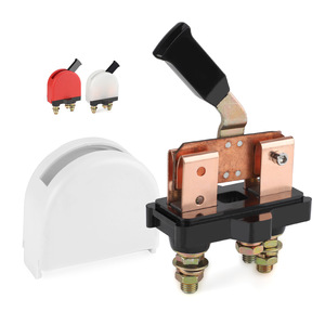 Guillotine <b>Switch</b> 150A 12-36V Copper Automotive <b>Power</b> <b>Switch</b> For Retrofit Upgrade Red And White - Product Image 2