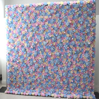 Décor mural personnalisé pour mariage, hôtel, toile de fond 3D, mur de fleurs enroulable, panneau de toile de fond en fleurs de pivoine artificielles en soie