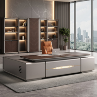 Bureau de direction haut de gamme, design moderne et sain, en MDF, modulaire, pour immeuble de bureaux et usage domestique