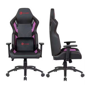 Chaise de direction ergonomique pivotante inclinable confortable personnalisable en cuir PU, chaise de jeu extensible, chaise de jeu <span class=keywords><strong>gamer</strong></span>, cadre en métal - Product Image 2