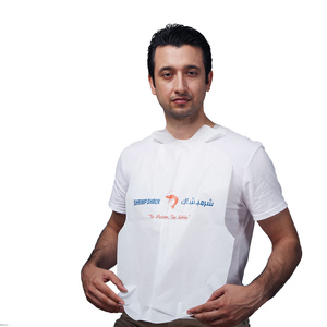 Thực Phẩm Biển Tùy Chỉnh In Tôm Hùm Cua Dinning Tạp Dề Nhà Hàng Nhựa Dùng Một Lần Bib - Product Image 6