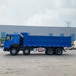 Meilleur <span class=keywords><strong>prix</strong></span> Camion à benne HOWO 8x4 Bleu Disponible Taille et moteur personnalisables - Product Image 5