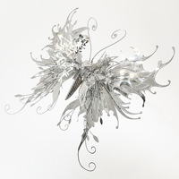 Kit de Modélisation 3D en Métal d'Anatomie d'Aile de Papillon Inspiré de la Nature avec 51 à 100 Pièces, Sculpture de Précision pour Décoration d'Enthusiastes Adultes
