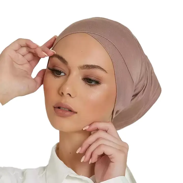 Wanyi Áo Thi Đấu Cotton Chất Lượng Cao Cấp Từ Nhà Máy Hijab Mũ Trùm Đầu Trong Tức Thì Hình Chữ Thập Phía Trước Chất Lượng Cao Mũ Đội Dưới