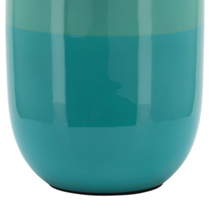Vaso Moderno in Metallo Color Teal, Vaso Decorativo per Fiori per Soggiorno, Camera da Letto, Ufficio, Decorazione d'Interni - Product Image 5
