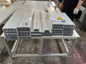 Perfil de Aluminio Cuadrado Serie 6000 T5, Estándar Nacional 4040, para Estructuras de Equipos de Automatización de Corte - Product Image 3