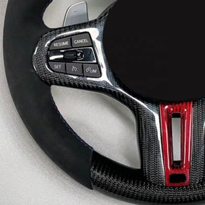 Accesorios Modificados para Automóviles, Volante LED, Cubierta de Volante de Fibra de Carbono, Volante de Alcántara para <span class=keywords><strong>BMW</strong></span> Serie 3 - Product Image 6