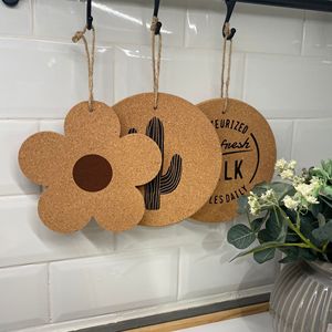 DIY Blank Cork Coasters Best Drink Coaster <b>Placemat</b> <b>Table</b> Decor - Product Image 6