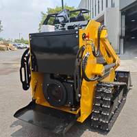 Chargeuse compacte télécommandée et chargeuse sur chenilles sans pilote pour le transport de matériaux sur sites miniers – Machinerie lourde haute efficacité