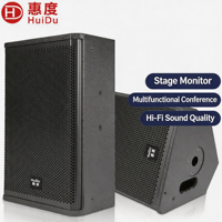 M10/12/15 Kotak Suara Panggung Profesional Double Eight-inch Linear Array Full Range 300W Daya Puncak untuk Konferensi Audio