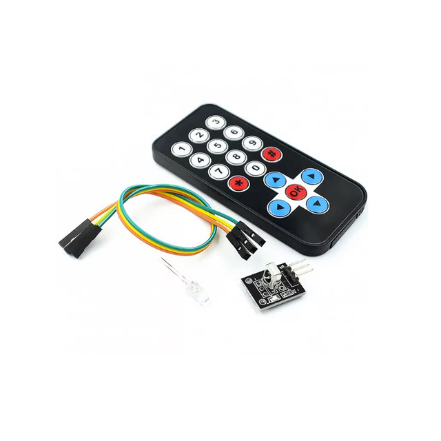 Infrared Wireless Remote Control Kit - Remote Control Module for Robots (remote Control + Receiving Board)