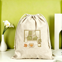 Sac fourre-tout en toile robuste et écologique avec cordon de serrage, pliable, pour courses au supermarché, plage, pique-nique, extérieur