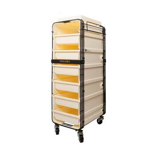 <span class=keywords><strong>Chariot</strong></span> de travail pour salon de coiffure, 5 pièces, bon marché, avec 6 tiroirs, verrouillable, roulable, pour roulement, pour salon de coiffure - Product Image 3