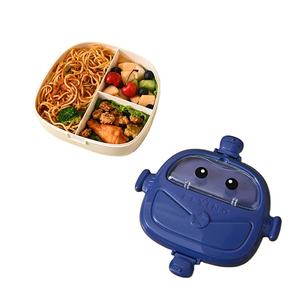 Portable mode Camping boîte à lunch étudiant Bento boîte <span class=keywords><strong>Peter</strong></span> Pan forme compartiment boîte à lunch en gros étanche thermique - Product Image 2