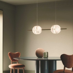 Modern Minimalist Pendant <b>Light</b> Long Shape E27 LED White Body Eye Caring For Bar Counter Dining Table - Product Image 3