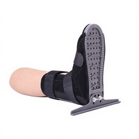Chaussures orthopédiques médicales réglables antidérapantes en forme de T pour les pieds gauche et droit, attelle anti-rotation du pied