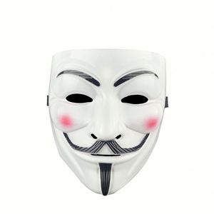 Maschera Fatta a Mano Anonymous V per <span class=keywords><strong>Vendetta</strong></span> per Trucco Facciale da Carnevale - Product Image 1