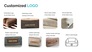 ASTON Edles Flanell Warmes Großes Modernes Schlafsofa Orthopädisches Hundebett mit Abnehmbarem & Waschbarem Baumwollfüllung - Product Image 6