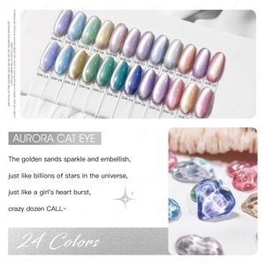 Vernis Gel Effet Œil de Chat JTING Aurora Shell 24 Couleurs Sans HEMA Sans TPO OEM ODM Vernis à Ongles Gel Effet Œil de Chat Marque Privée Personnalisation Gratuite - Product Image 3
