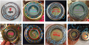 दौर safran सोने धातु एल्यूमीनियम भगवा टिन कर सकते हैं के साथ पैकेजिंग 2g 5g भगवा टिन बॉक्स कंटेनर ढक्कन भगवा - Product Image 6