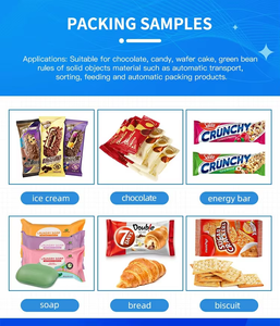 Máquina Empacadora Comercial de Flujo Continuo para Dulces, Barras de Chocolate, Gomitas Duras, Caramelos de Algodón y Helados - Product Image 2