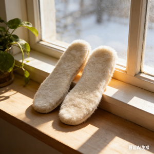 Semelles intérieures en peau de mouton véritable, épaisses et moelleuses, en vraie laine pour hommes et femmes, inserts thermiques en fourrure pour bottes et baskets - Product Image 4