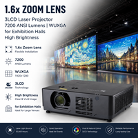 Projecteur Home Cinéma 4K Laser 1080p 3D Smart Android TV Plafond Sans Fil Simulateur de Golf Vidéo Écran de Projection 3D