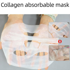<span class=keywords><strong>Masque</strong></span> facial en tissu Y347 OEM coréen, bio-collagène absorbable, gel anti-âge transparent effet glace, matière de <span class=keywords><strong>masque</strong></span> facial - Product Image 2